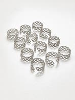 Servetring (12) - .835 zilver, Antiek en Kunst
