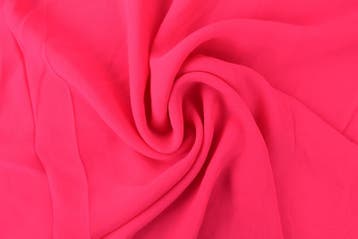 Chiffon Neon roze - rol 50 meter, Verzenden, Nieuw