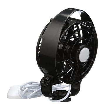 Caframo Maestro ventilator met verlichting 12V zwart, Ophalen of Verzenden, Nieuw, Zeilboot of Motorboot