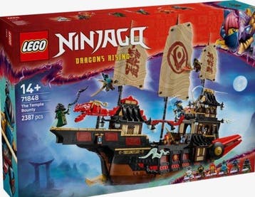 Lego Set - 71848 - Ninjago - LEGO NINJAGO De Tempel Bounty, Nieuw