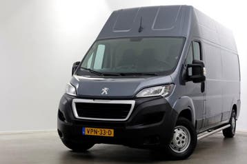 Peugeot Boxer 335 2.2 BlueHDi 140pk L3H3 Premium Airco/Camer, Gebruikt, Euro 6, Dealer onderhouden, Zilver of Grijs