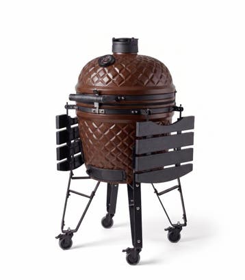 BASTE kamado bbq large - 21 inch - Chocolade bruin, Tuin en Terras, Verzenden, Nieuw