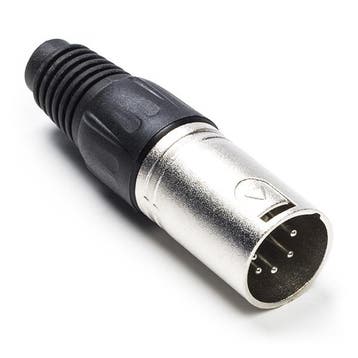 XLR connector | M | Nedis | 5-pin (Metaal), Verzenden, Nieuw