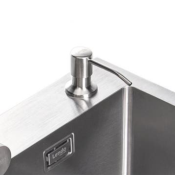 Lendo Online Zeepdispenser Spoelbak RVS Zilver 300ml, Huis en Inrichting, Keuken | Keukenelementen, Verzenden, Nieuw