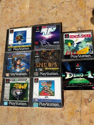Sony - Playstation 1 (PS1) - Lote PlayStation 7 juegos y 1, Nieuw