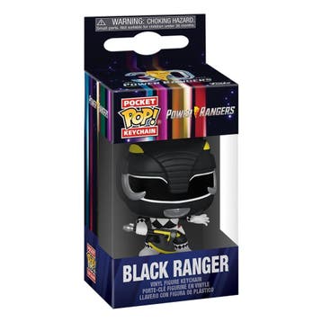 Power Rangers 30th POP! Vinyl Black Ranger Sleutelhanger 4 c, Ophalen of Verzenden, Nieuw