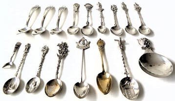 Lepel (17) - .925 zilver - verfijnde Edelsmidkunst