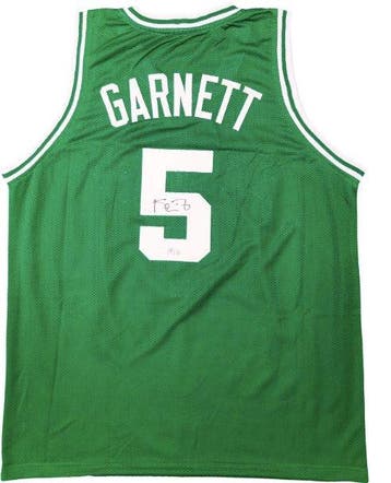 NBA - Kevin Garnett - Autograph - Groene op maat gemaakte, Nieuw
