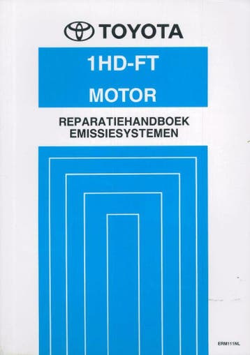 1995 Toyota motor 1HD-FT reparatiehandboek emissiesystemen, Verzenden