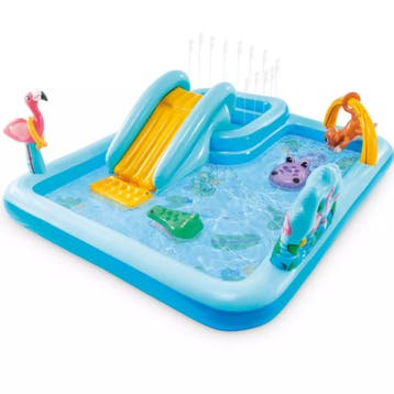 Intex Jungle Adventure speelzwembad 244×198×71 cm met gli., Ophalen of Verzenden, Nieuw