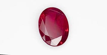 1 pcs Rood Robijn - 4.14 ct - Gem research Swiss Lab (GRS) -, Nieuw