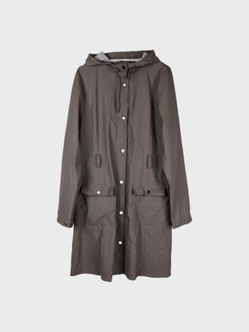 RAINS Outdoorjas Heren maat S Beige, Beige, RAINS, Ophalen of Verzenden, Zo goed als nieuw