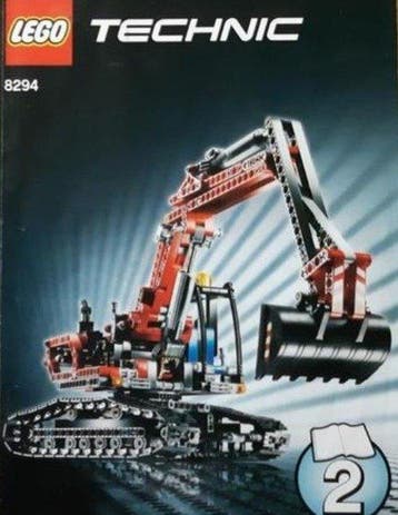 Lego Set - 8294 - Technic - Excavator, Nieuw