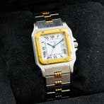 Cartier - Santos Carrée Gold&Steel - 2961 - Heren -, Nieuw