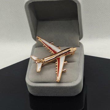 Argento 925. - Broche - Aereo.