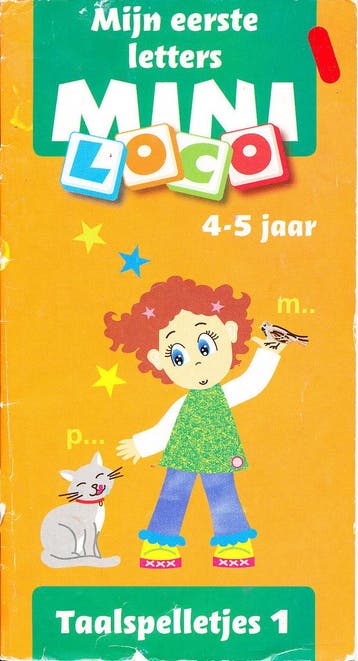 Mini Loco Taalspelletjes 1 Mijn eerste letters (4-5 jaar), Verzenden, Nieuw