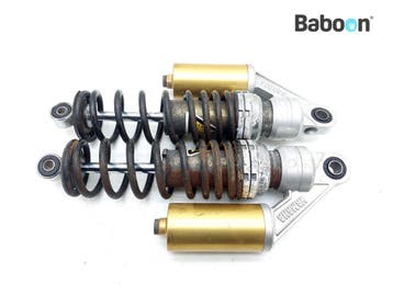 Achter Schokbreker Set Yamaha XJR 1300 1998-2001 (XJR1300), Verzenden, Gebruikt