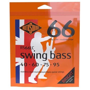 Rotosound RS66LC Swing Bass 66 Snarenset Basgitaar Stainless, Ophalen of Verzenden, Nieuw