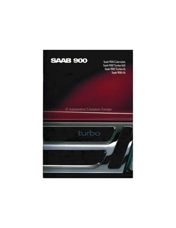 1989 SAAB 900 PROGRAMMA BROCHURE FRANS, Boeken, Nieuw, Author