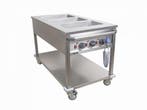 Bain Marie Wagen BT-3 | 3x 1/1 GN | Met Aftapkranen | 2kW |, Verzenden, Nieuw in verpakking