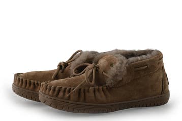 Warmbat Instappers in maat 40 Bruin, Kleding | Dames, Schoenen, Bruin, Verzenden, Instappers, Zo goed als nieuw