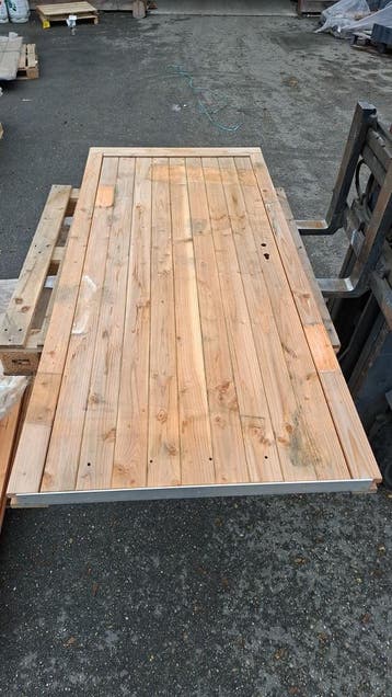 Douglas enkele deur dicht 90 x 201 cm, Ophalen, Nieuw