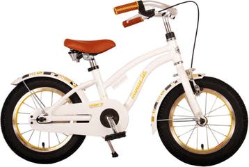 Volare Miracle Kinderfiets - Meisjes - 14 inch - Wit - Prime, Fietsen en Brommers, Fietsen | Kinderfietsjes, Ophalen of Verzenden