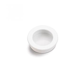 Schuifdeurkom rond Stylus 49 mm - wit, Doe-het-zelf en Verbouw, Hang- en Sluitwerk, Verzenden, Nieuw