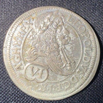 Oostenrijk. Leopold I. 6 Kreuzer 1685 / Vienna (Zonder