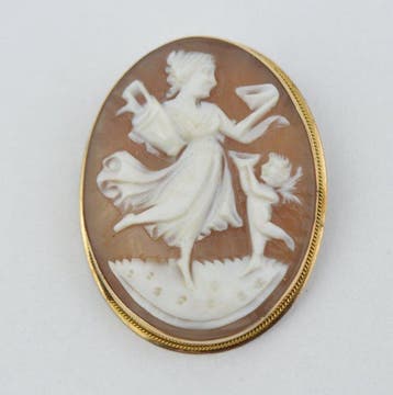 Zonder minimumprijs - Broche - 14 karaat Geel goud, Sieraden, Tassen en Uiterlijk
