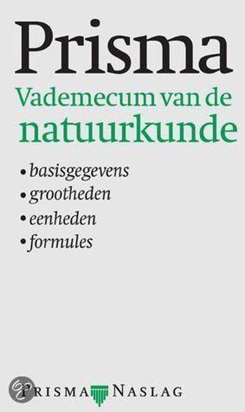 Vademecum van de natuurkunde / Prisma pocket woordenboek /, Boeken, Verzenden, Zo goed als nieuw, A. Hammer