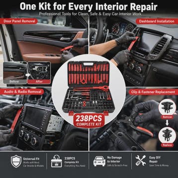 238-delige Auto Interieur Bekleding Verwijderingsset - Dashb, Verzenden, Nieuw
