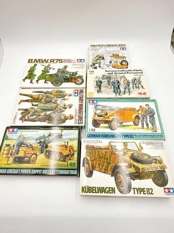 Tamiya - Speelgoed TAMIYA German Military Model Kit Lot –, Nieuw