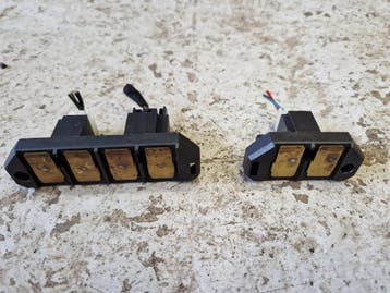 Set contactplaten achterklep Seicento ( incl. verzenden ), Auto-onderdelen, Ophalen of Verzenden, Gebruikt, Fiat