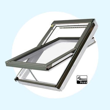 Fakro elektrisch dakraam FTU-V U3 Electro Z-Wave 78x98 cm, Doe-het-zelf en Verbouw, Glas en Ramen, Verzenden, Nieuw, Dakraam