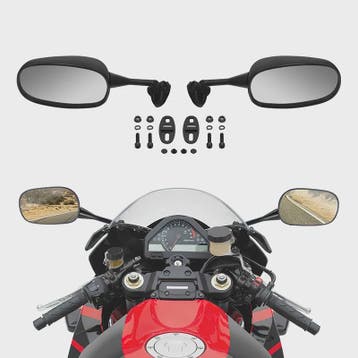 Set Zwarte Motor Achteruitkijkspiegels voor Honda CBR & Hyos, Verzenden, Nieuw
