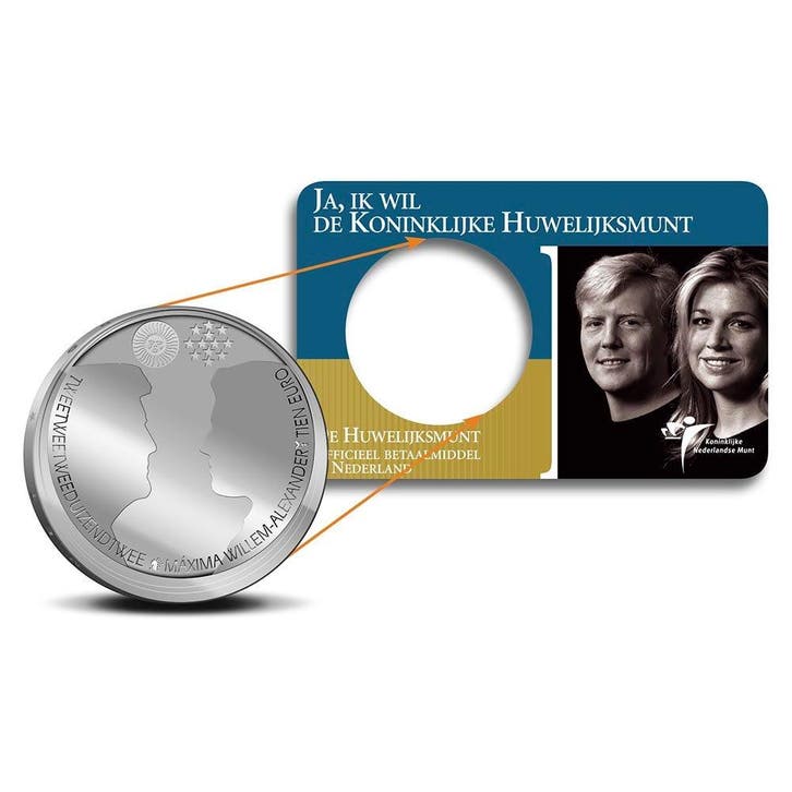 10 Euro 2002 Huwelijksmunt UNC Coincard, Postzegels en Munten, Munten | Nederland, Verzenden