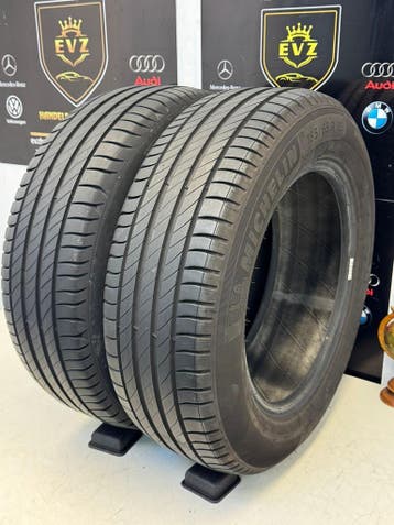 2 stuks zomerbanden 185/65R15 Michelin Primacy 4, Gebruikt, 15 inch, Banden en Velgen, 185 mm