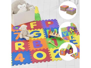 Veiling - Kinderpuzzelmat - 36-delig - Bestaande uit letters, Nieuw