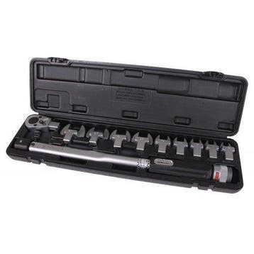 Seneca Momentsleutel 1/2 40-200Nm met Steeksleutel koppen, Verzenden