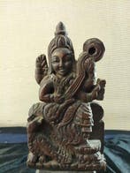 Dea Saraswati met Vina en Pavone - Saraswati - Induisno -