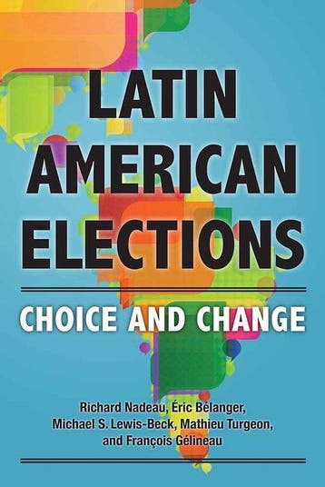 Latin American Elections - Richard Nadeau 9780472130221, Verzenden, Zo goed als nieuw, Richard Nadeau