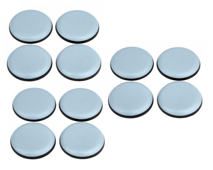 Set van 12 antikras meubelbeschermers (rond, 40 mm, PTFE), Huis en Inrichting, Woonaccessoires | Overige, Nieuw, Ophalen of Verzenden