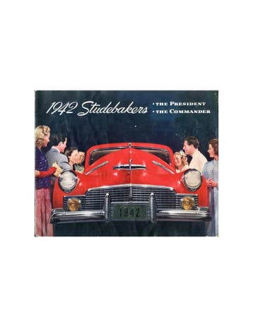 1942 STUDEBAKER PRESIDENT & COMMANDER BROCHURE ENGELS, Nieuw, Author