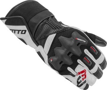 Bogotto Alton Geperforeerde Zwart Wit Handschoenen, Handschoenen, Nieuw met kaartje, Bogotto, Heren