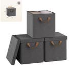 Opvouwbare Opbergboxen met Deksel – Set van 3/5 voor Kast, Huis en Inrichting, Woonaccessoires | Kisten, Verzenden, Nieuw