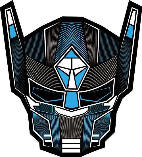 LED masker Transformer (lichtgevend / glow in the dark), Kleding | Dames, Carnavalskleding en Feestkleding, Nieuw, Verzenden
