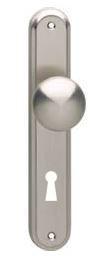 Intersteel knop op schild vast gemonteerd SL56 mat nikkel, Doe-het-zelf en Verbouw, Deuren en Horren, Verzenden, Nieuw