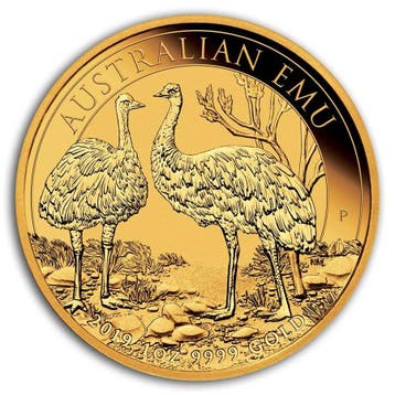 Gouden Emu Australie 1 oz 2019 (5.000 oplage), Verzenden, Losse munt, Goud