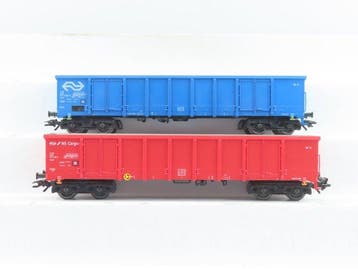 Märklin H0 - o.a. 47197 - Modeltrein goederenwagon (2) - 2x, Nieuw